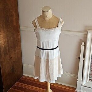 NIKE MARIA SHARAPOVA SHOCKINGLY GORGEOUS WHITE TENNIS DRESS Size L